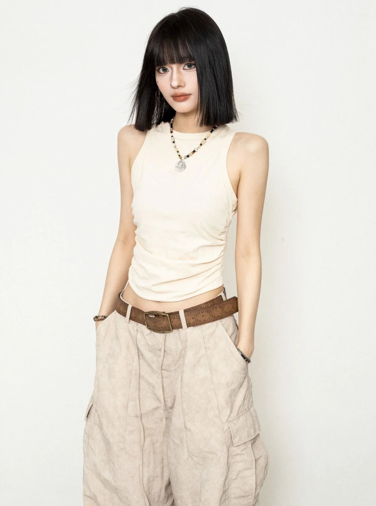 Korean Simple Casual Camisole Top
