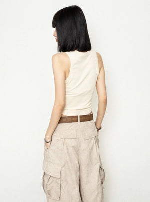 Korean Simple Casual Camisole Top