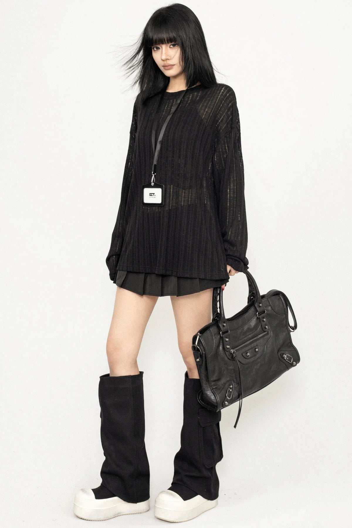 Korean Style Sheer Blouse