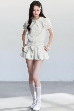 Korean Sweet Casual Suit Set-Up