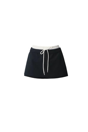 Korean Tie-Waist Blouse Set-Up