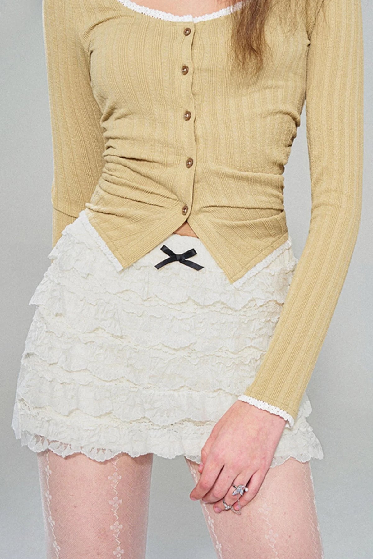 Lace A-Line Skirt