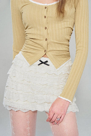 Lace A-Line Skirt