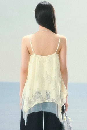 Lace Asymmetrical Hem Camisole