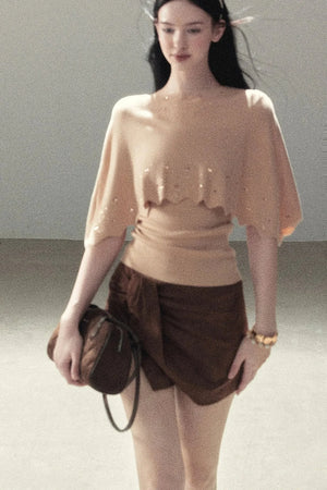 Lace Autumn Slit Skirt