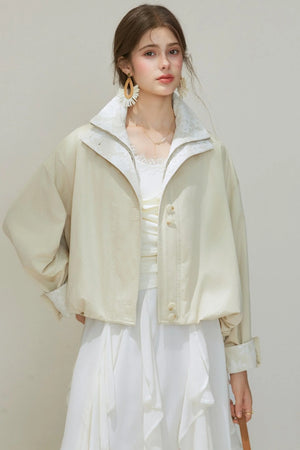 Lace Autumn Trench Coat