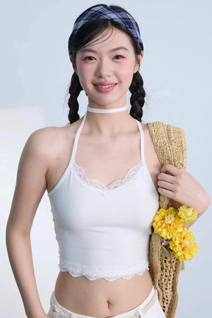 Lace-Back Camisole Bra Top