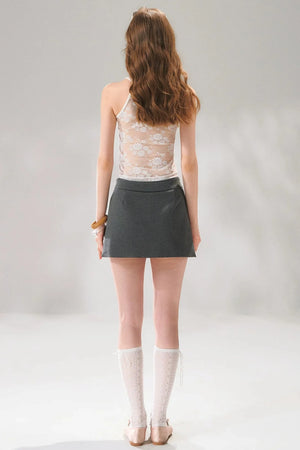 Lace Backless Camisole Top