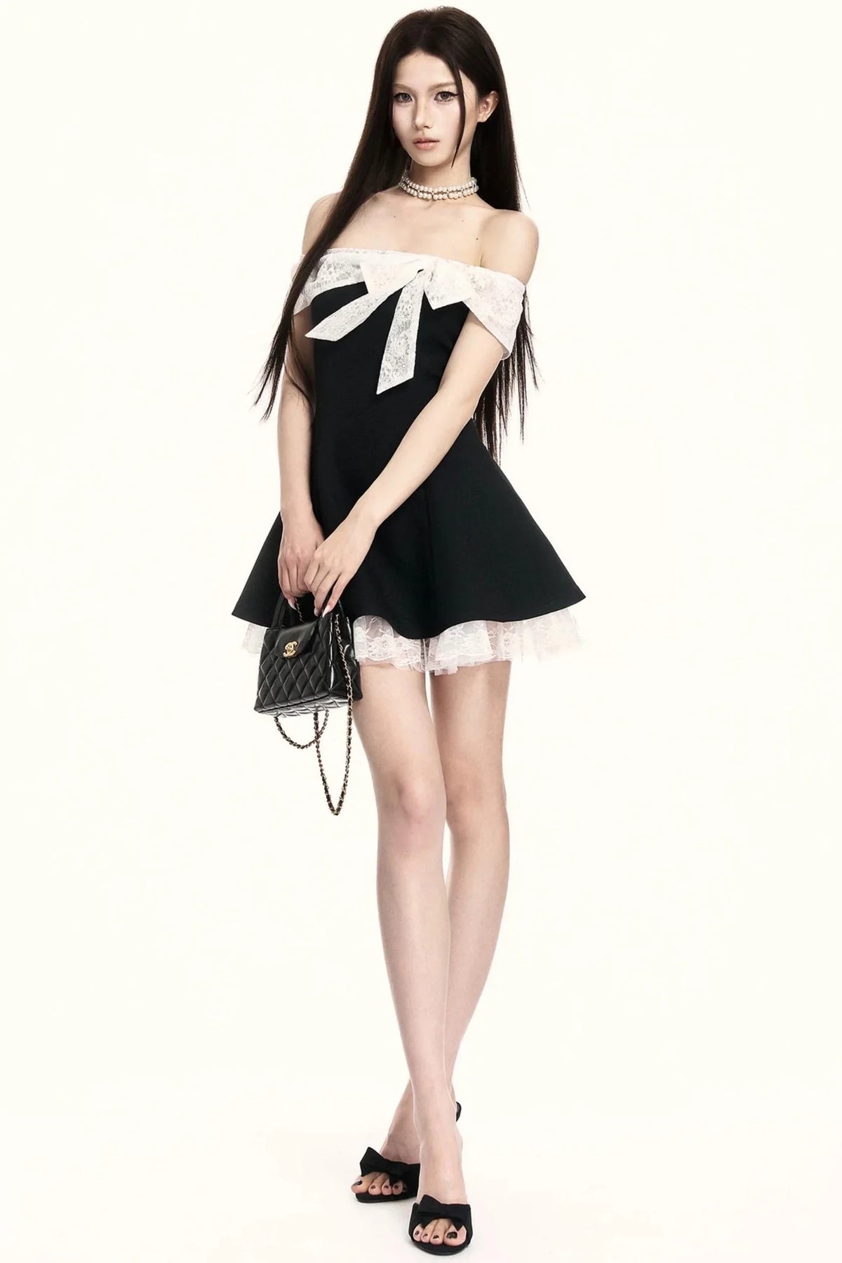 Lace Bow Princess Dress