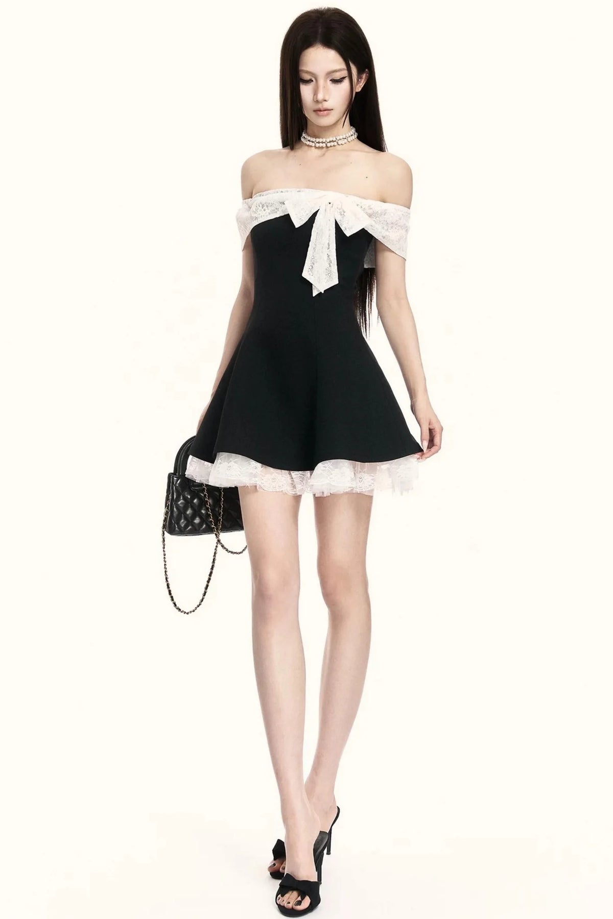 Lace Bow Princess Dress
