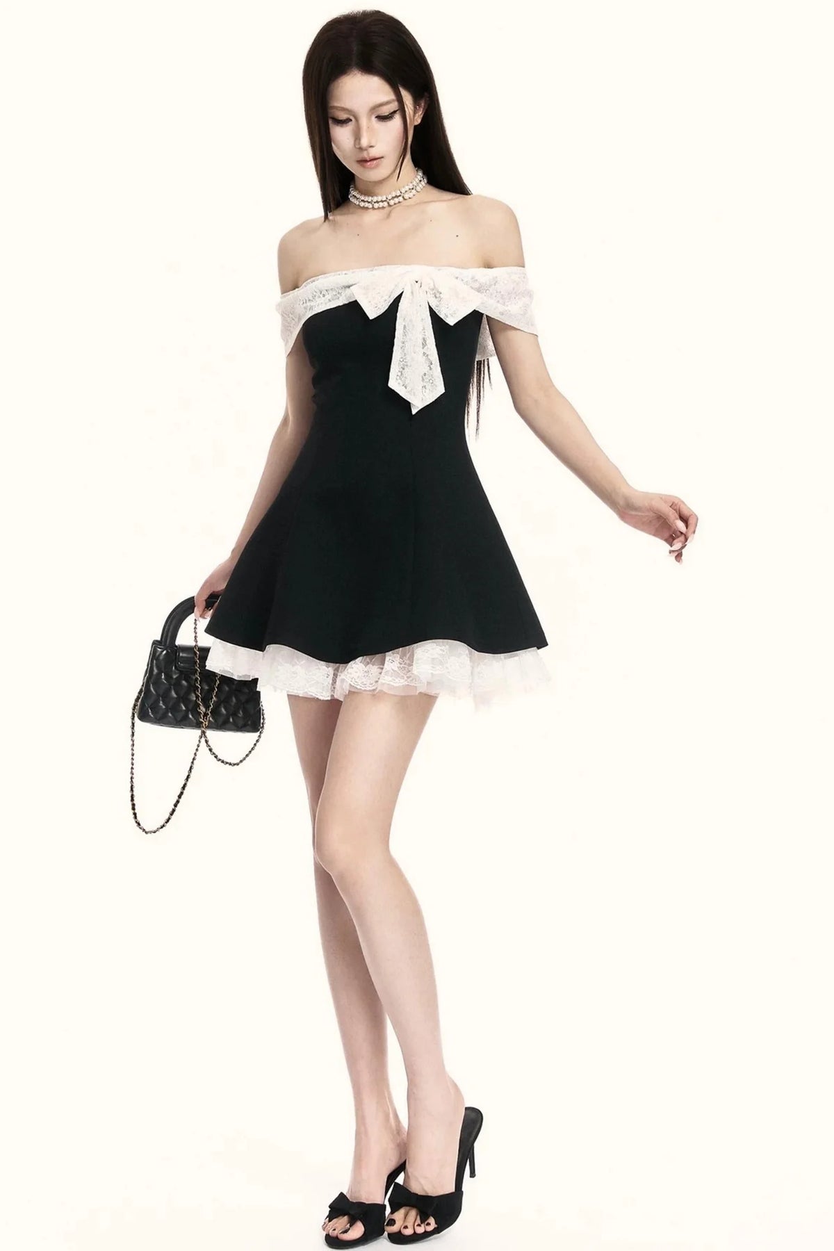 Lace Bow Princess Dress