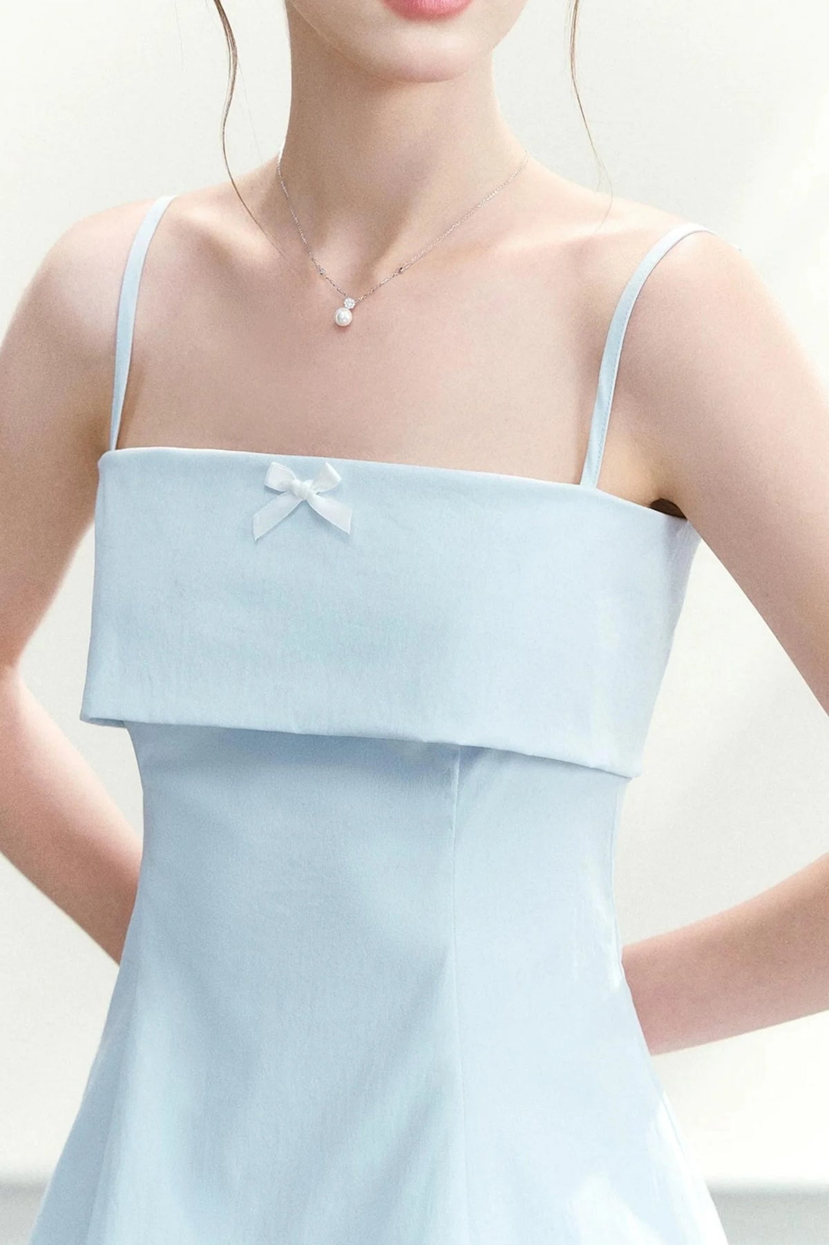 Lace Bow-Tie Camisole Top Set-Up