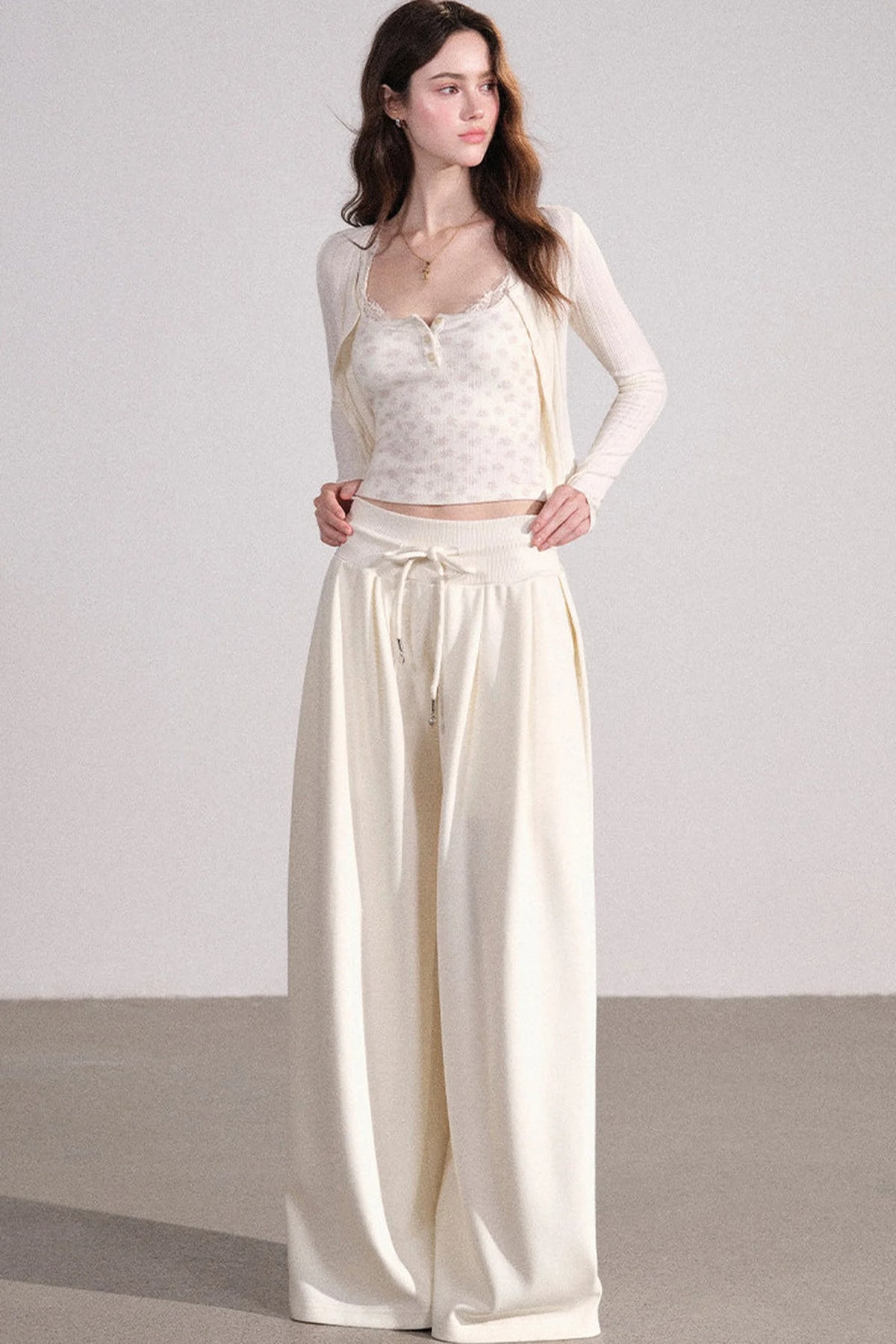 Lace Cardigan and Vest Set-Up