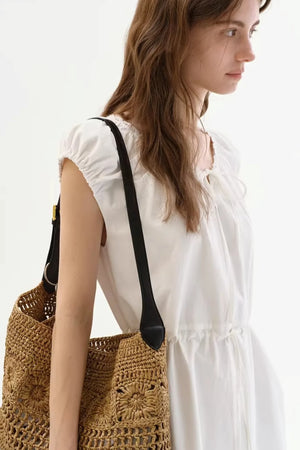 Lace Collar Slimming Dress