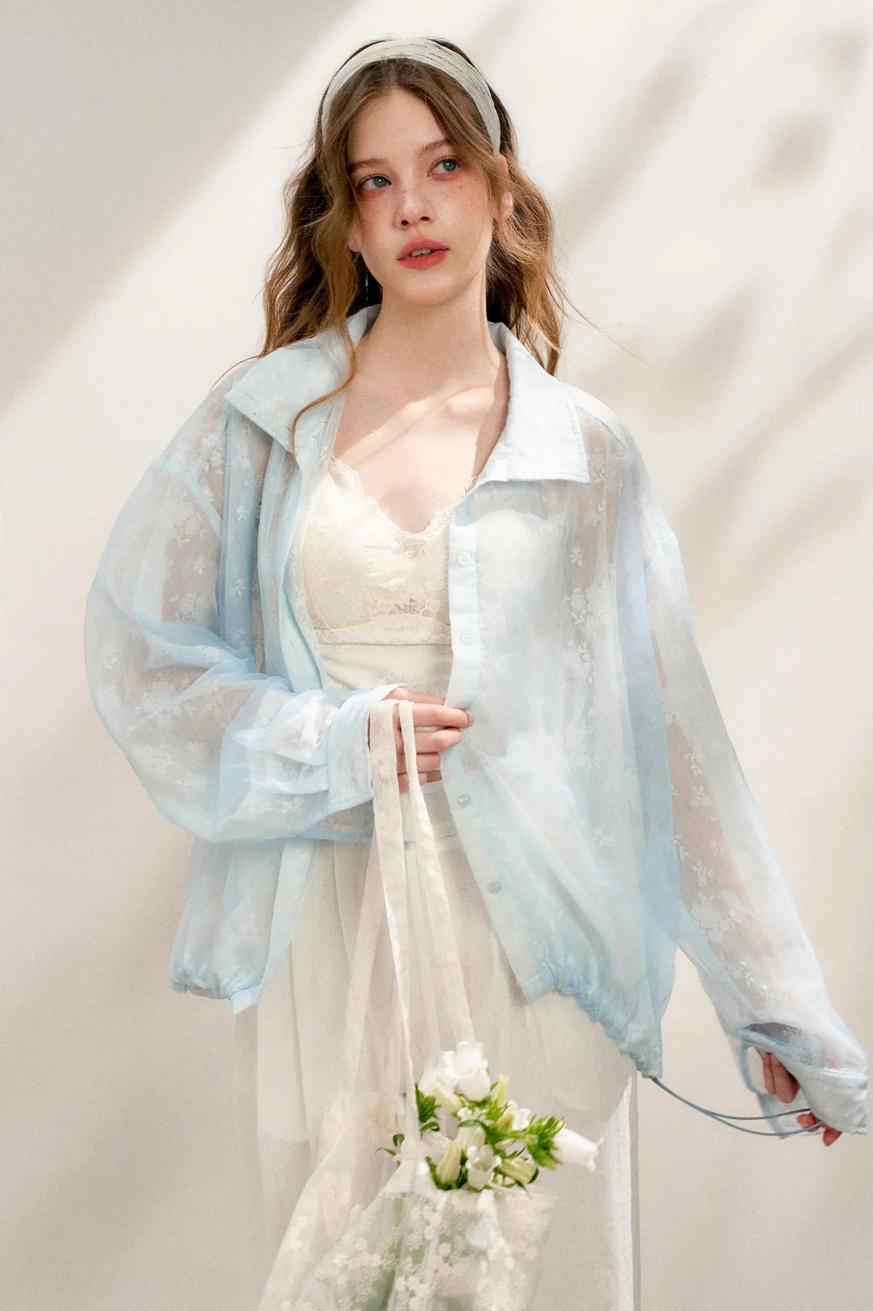 Lace Color-Block Jacket