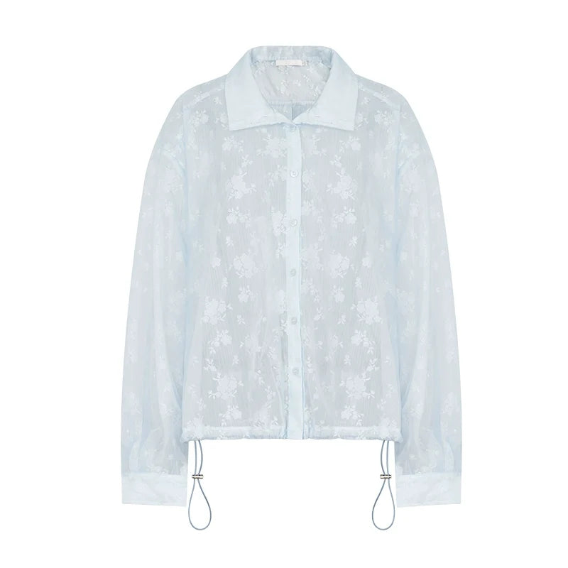 Lace Color-Block Jacket