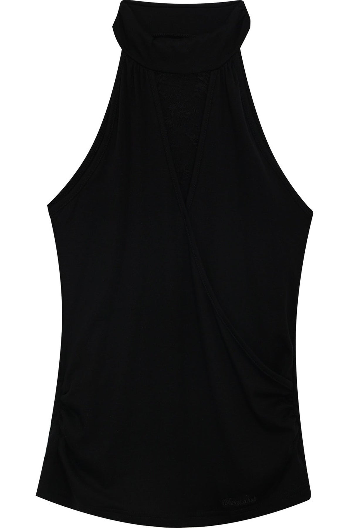 Lace Cross-Design Vest