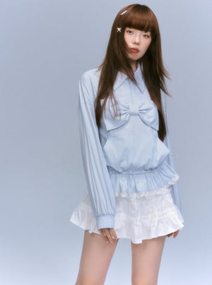 Lace Edge Cargo Top