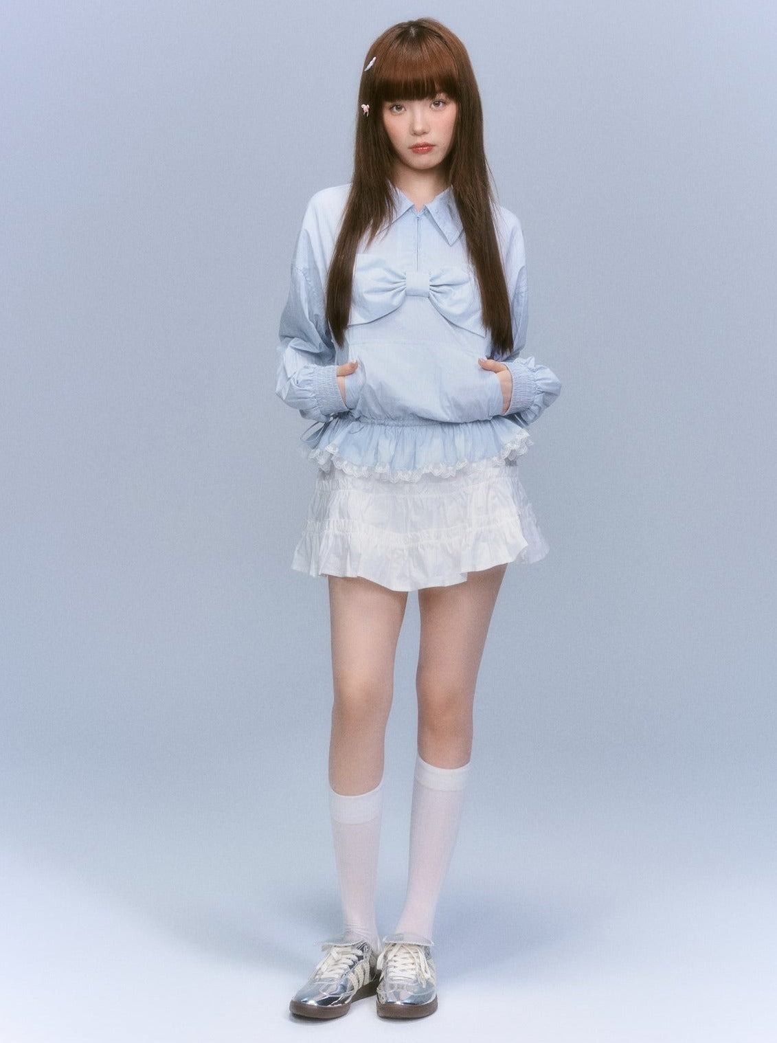 Lace Edge Cargo Top