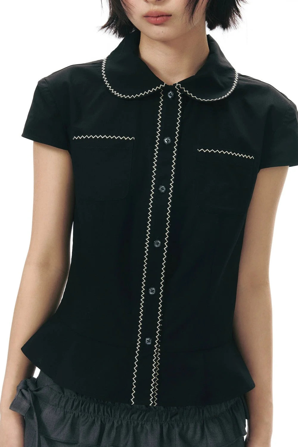 Lace Embroidered Blouse