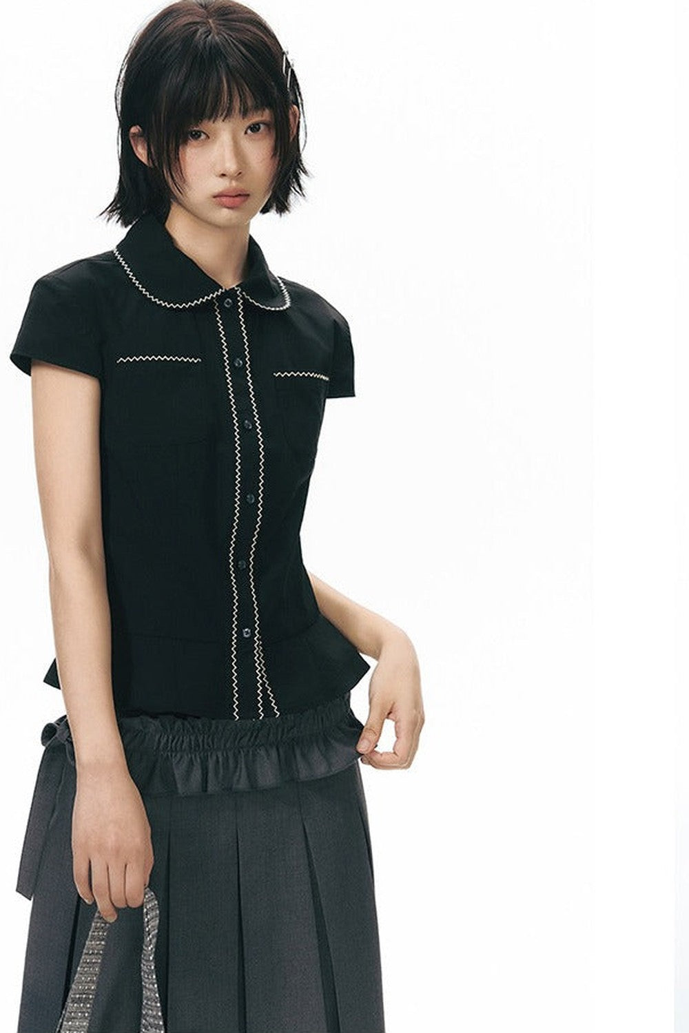 Lace Embroidered Blouse