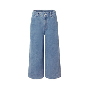 Lace Hem 9-inch Pants