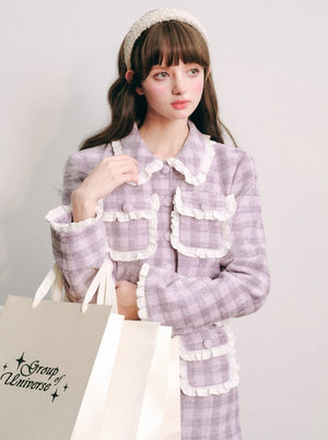 Lace Jacket And Half Skirt Two-piece Set