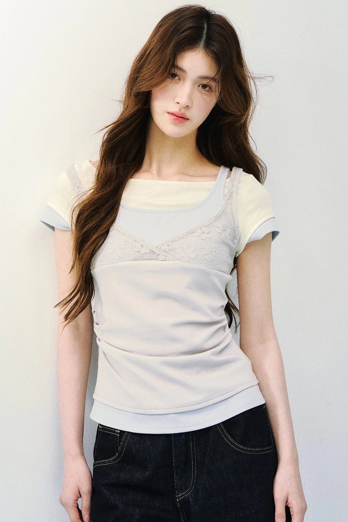 Lace Knit Camisole Top