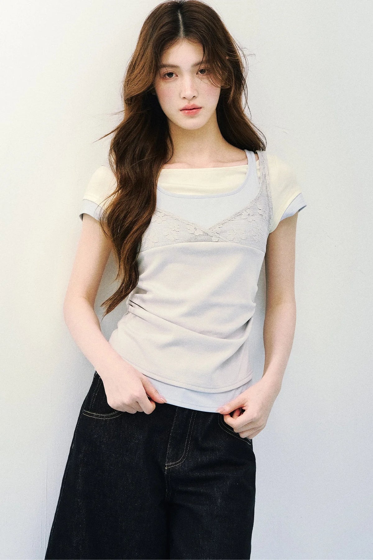 Lace Knit Camisole Top