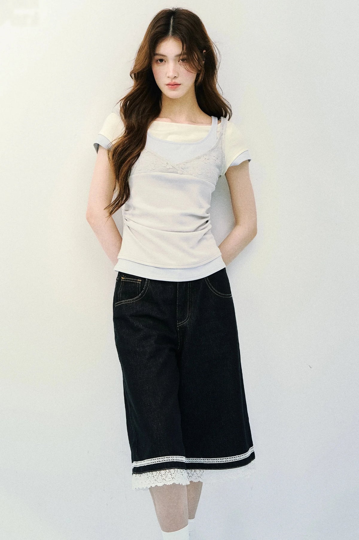 Lace Knit Camisole Top