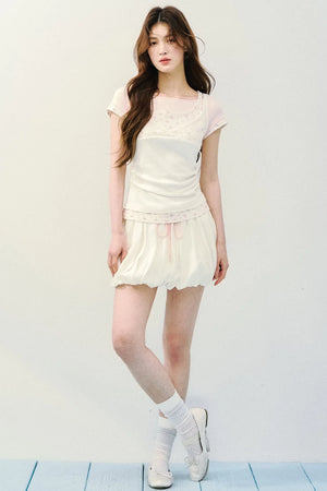 Lace Knit Camisole Top