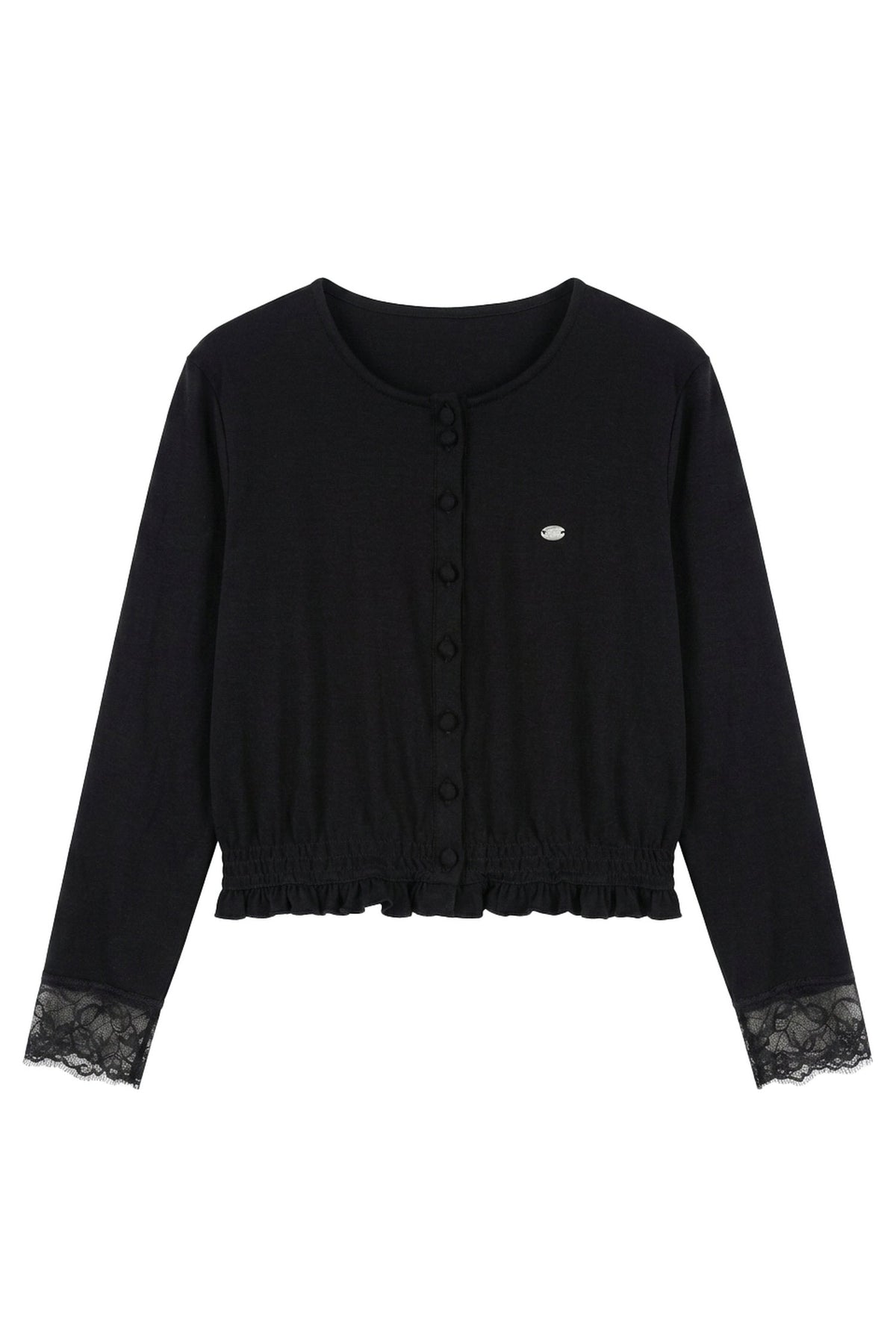 Lace Knit Cardigan and Tencel Dress Set-Up
