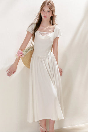 Lace Knit Vacation Dress