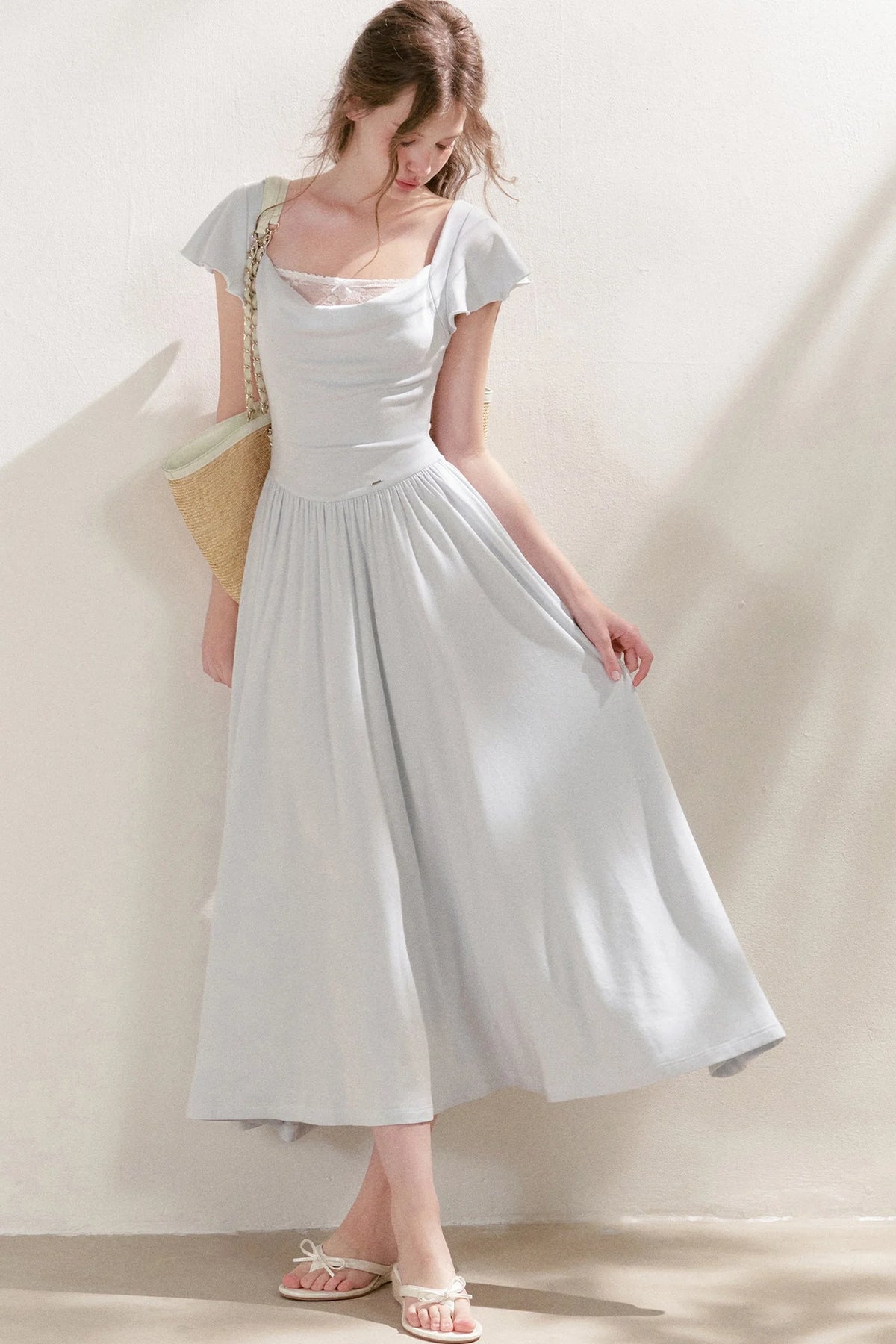 Lace Knit Vacation Dress
