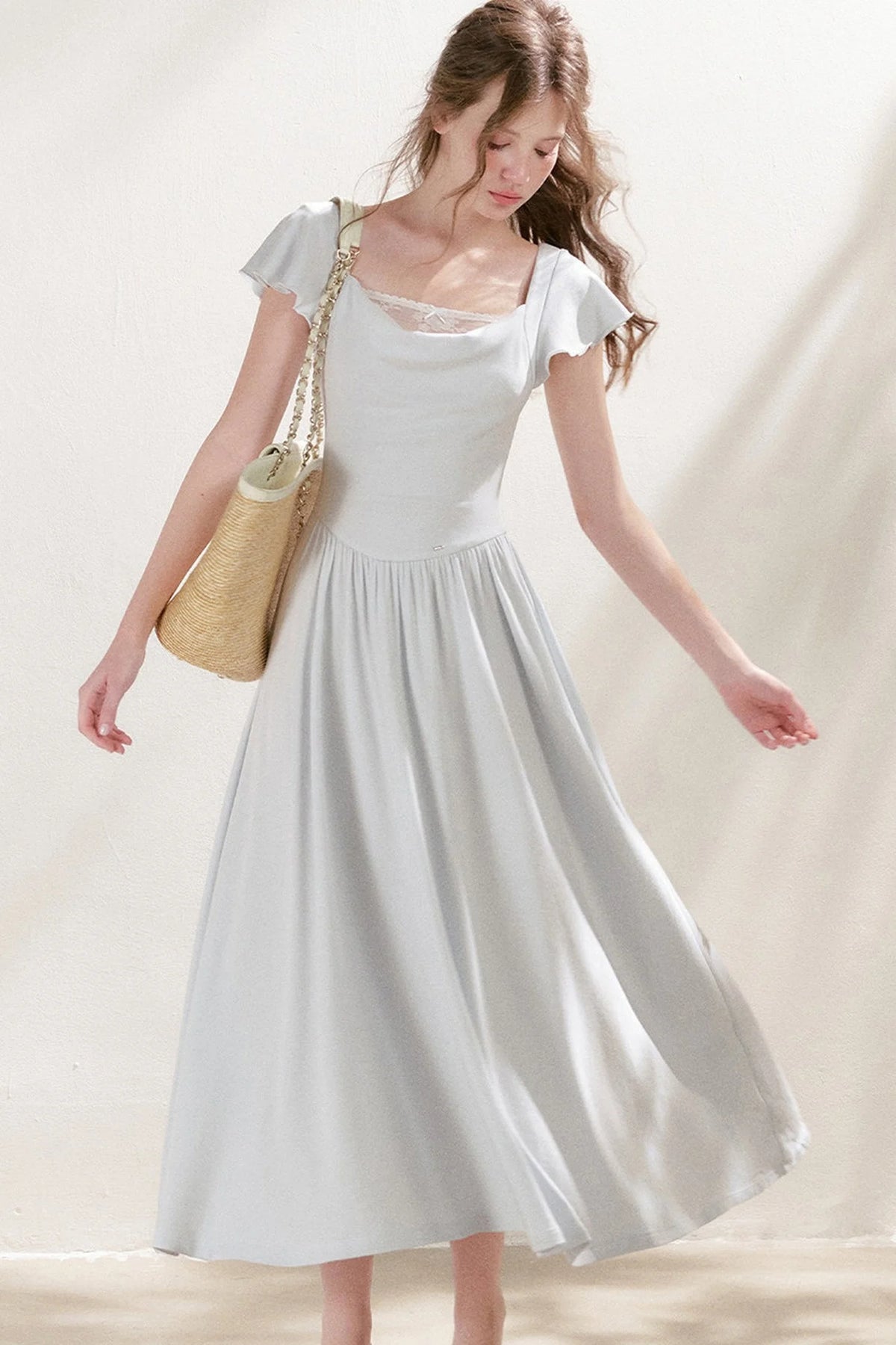 Lace Knit Vacation Dress