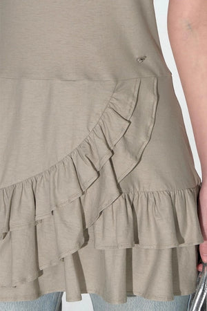 Lace Knitted Slip Dress