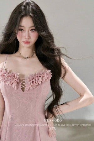 Lace Mesh Floral Dress