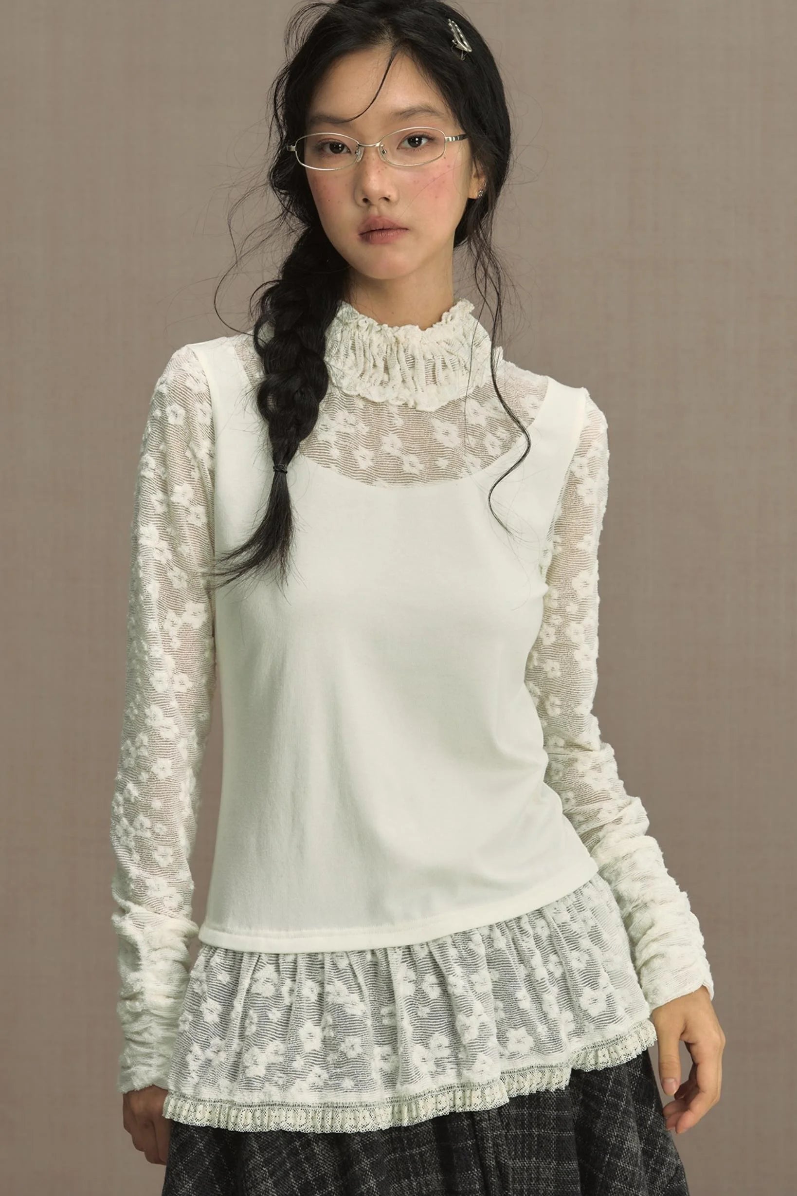 Lace Mesh Tee