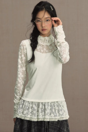 Lace Mesh Tee