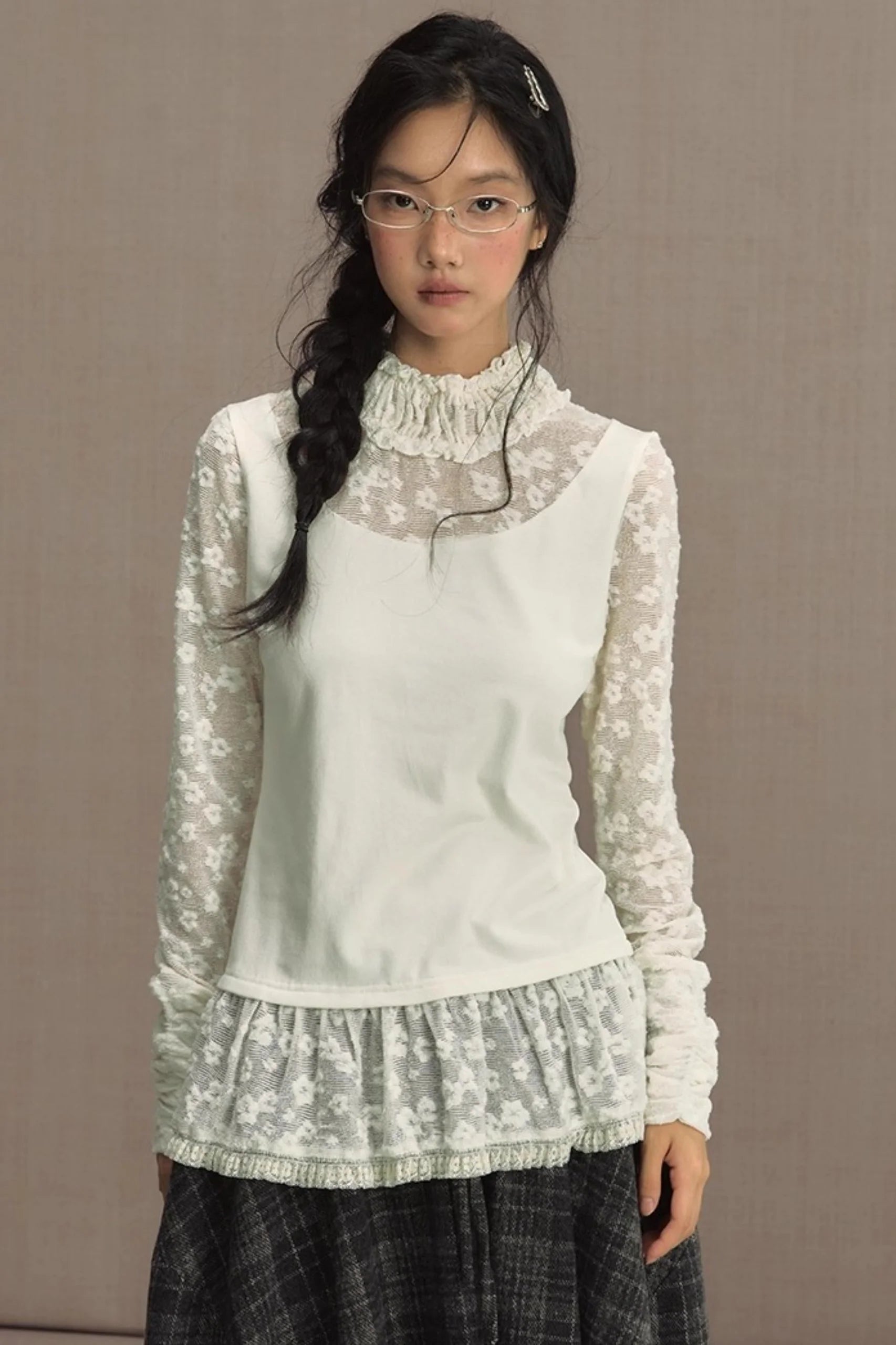 Lace Mesh Tee