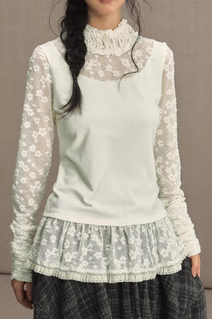 Lace Mesh Tee