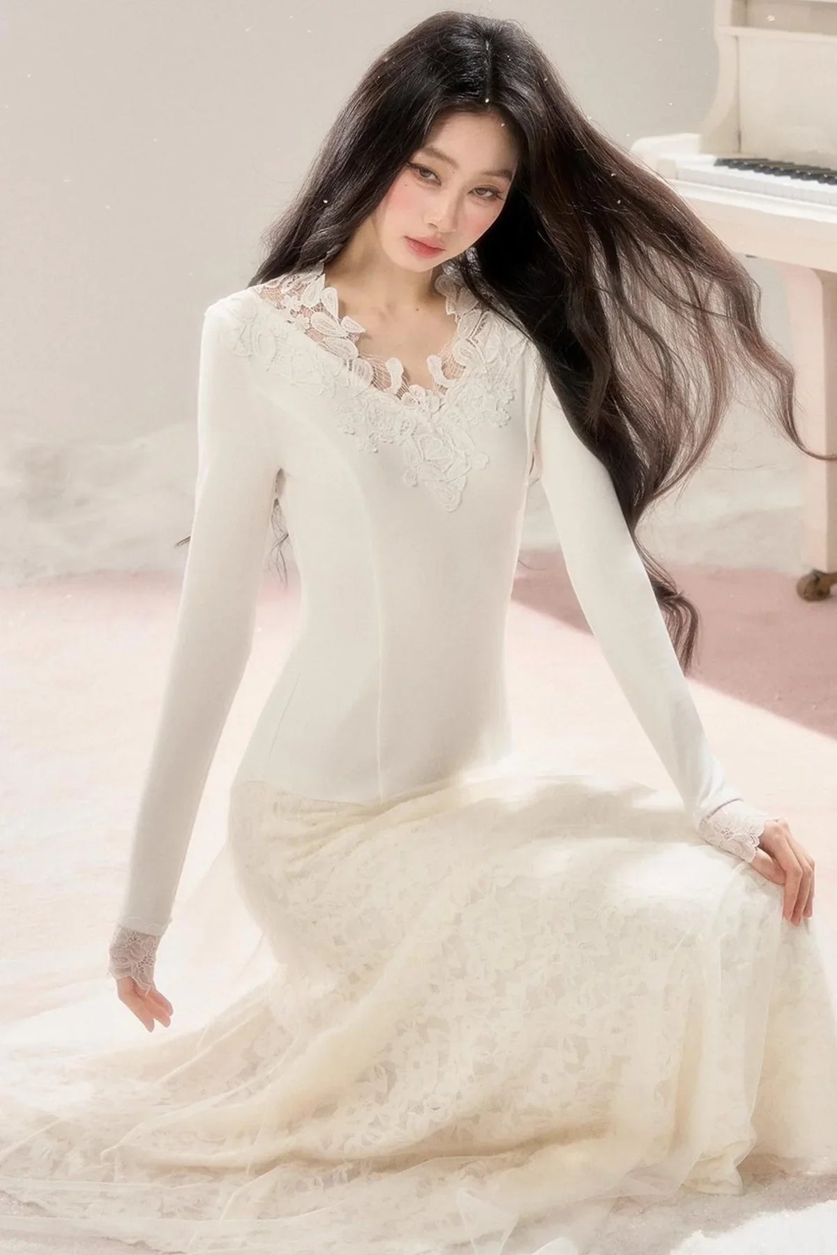 Lace Moonlight Mermaid Dress