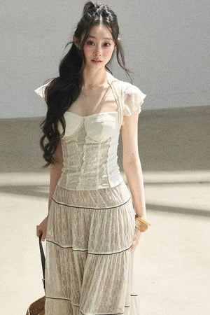 Lace Moonlit Rose Top
