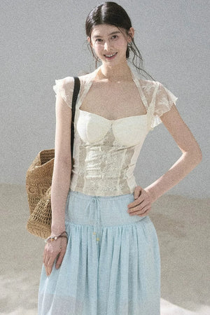 Lace Moonlit Rose Top