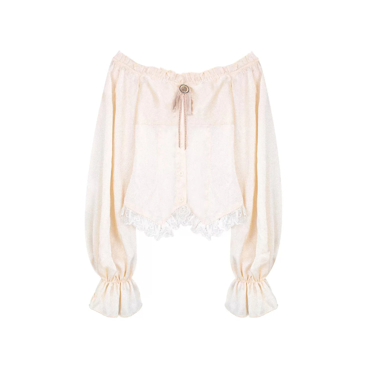 Lace Off-Shoulder 3-Piece Set-Up