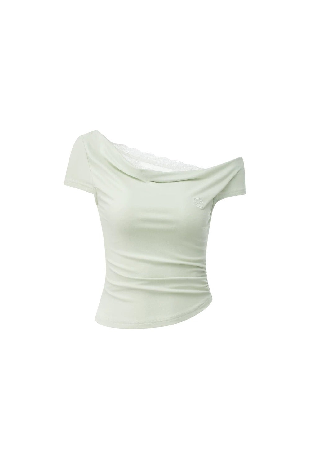 Lace Off-Shoulder T-Shirt