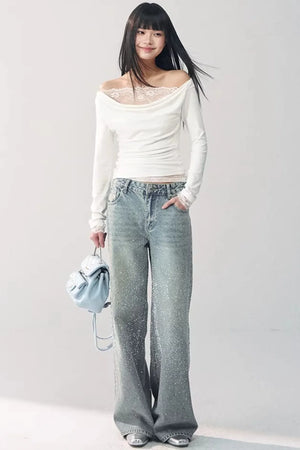 Lace Off-Shoulder Top