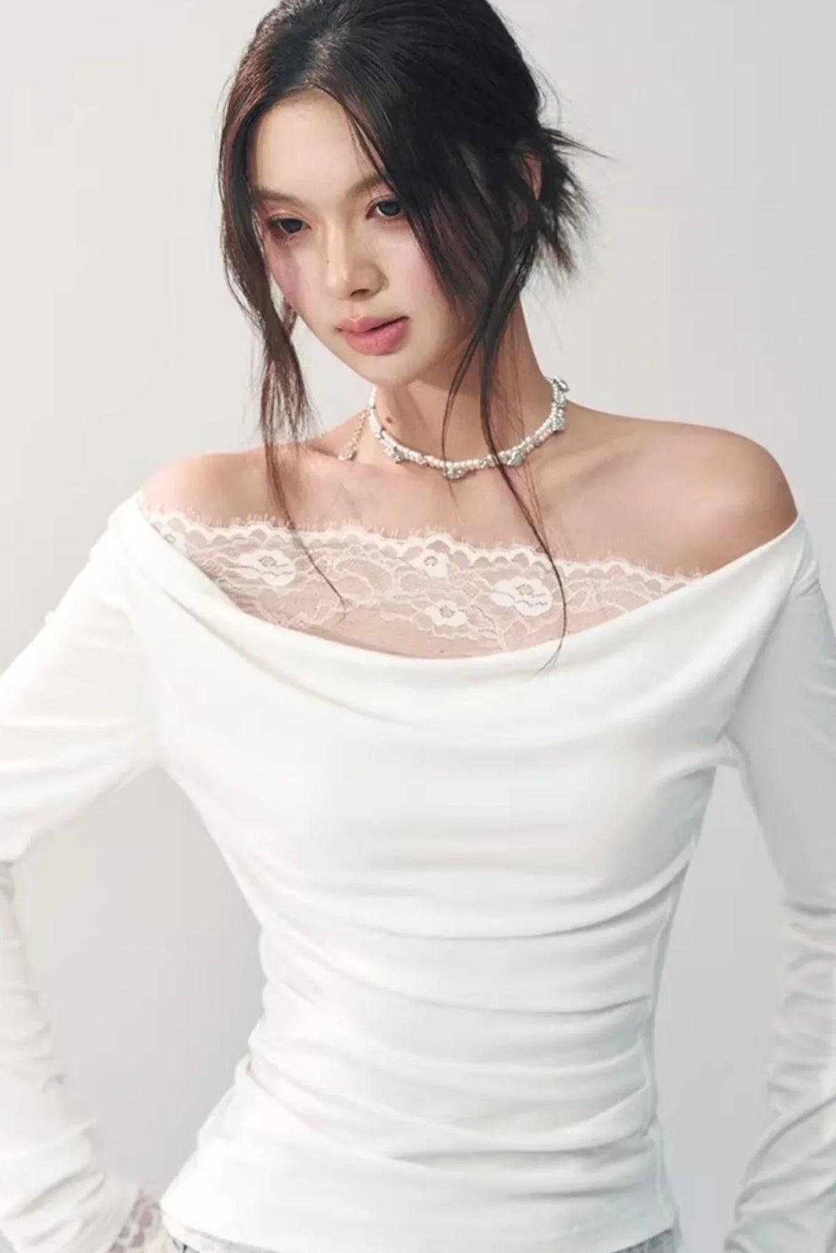 Lace Off-Shoulder Top