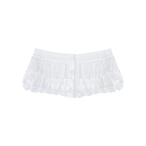 Lace Off-Shoulder Top Skirt Pants Set-Up