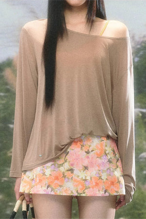 Lace One-Shoulder Camisole Set-Up